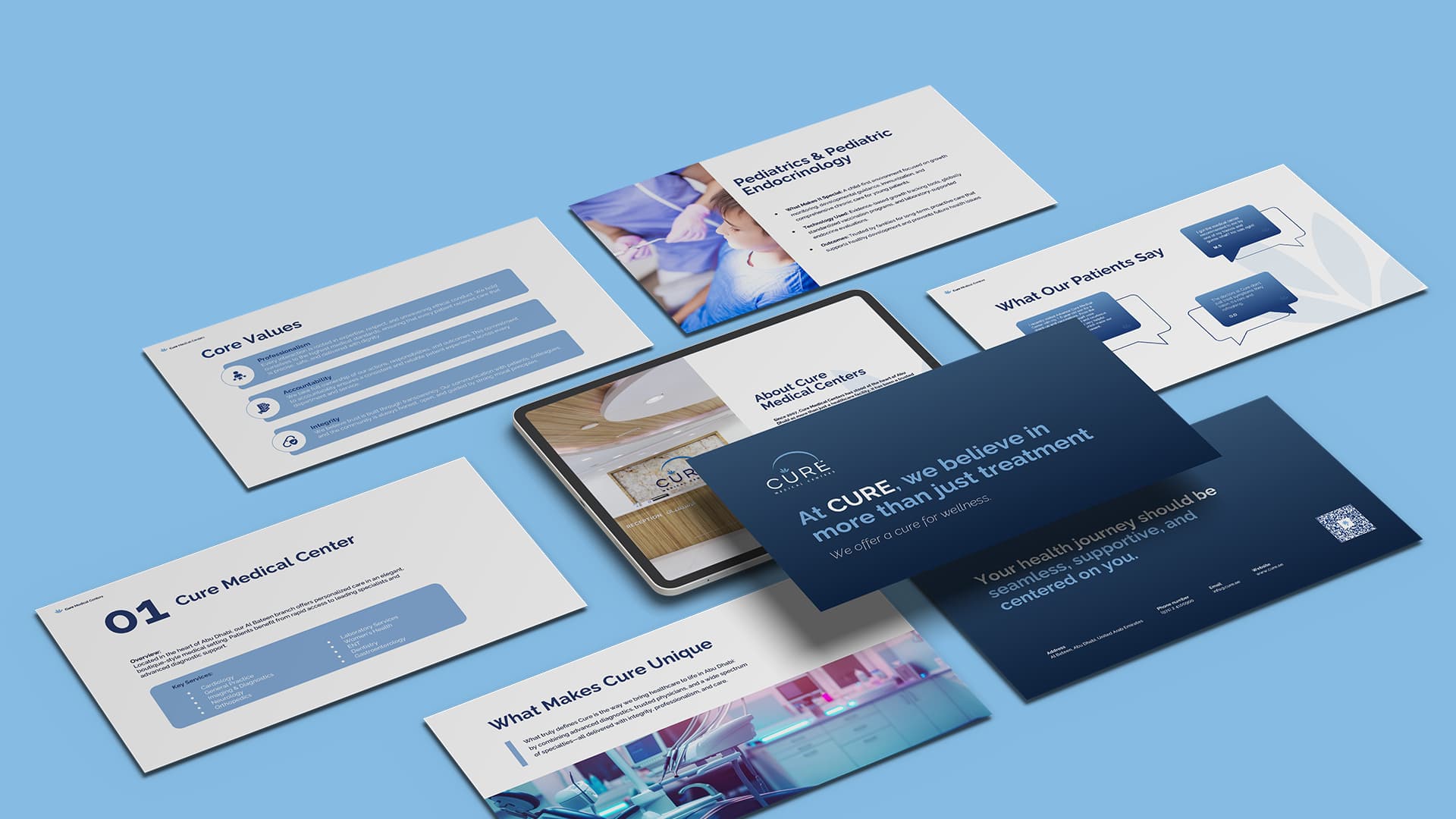 cure medical center abu dhabi uae metanest agency