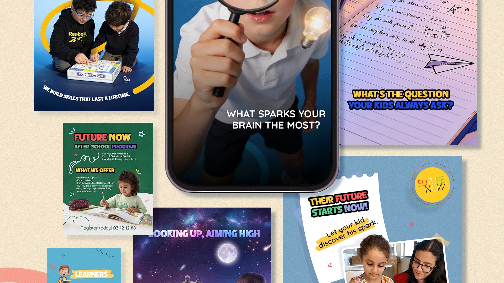 future now after school metanest agency social media design ideas creative