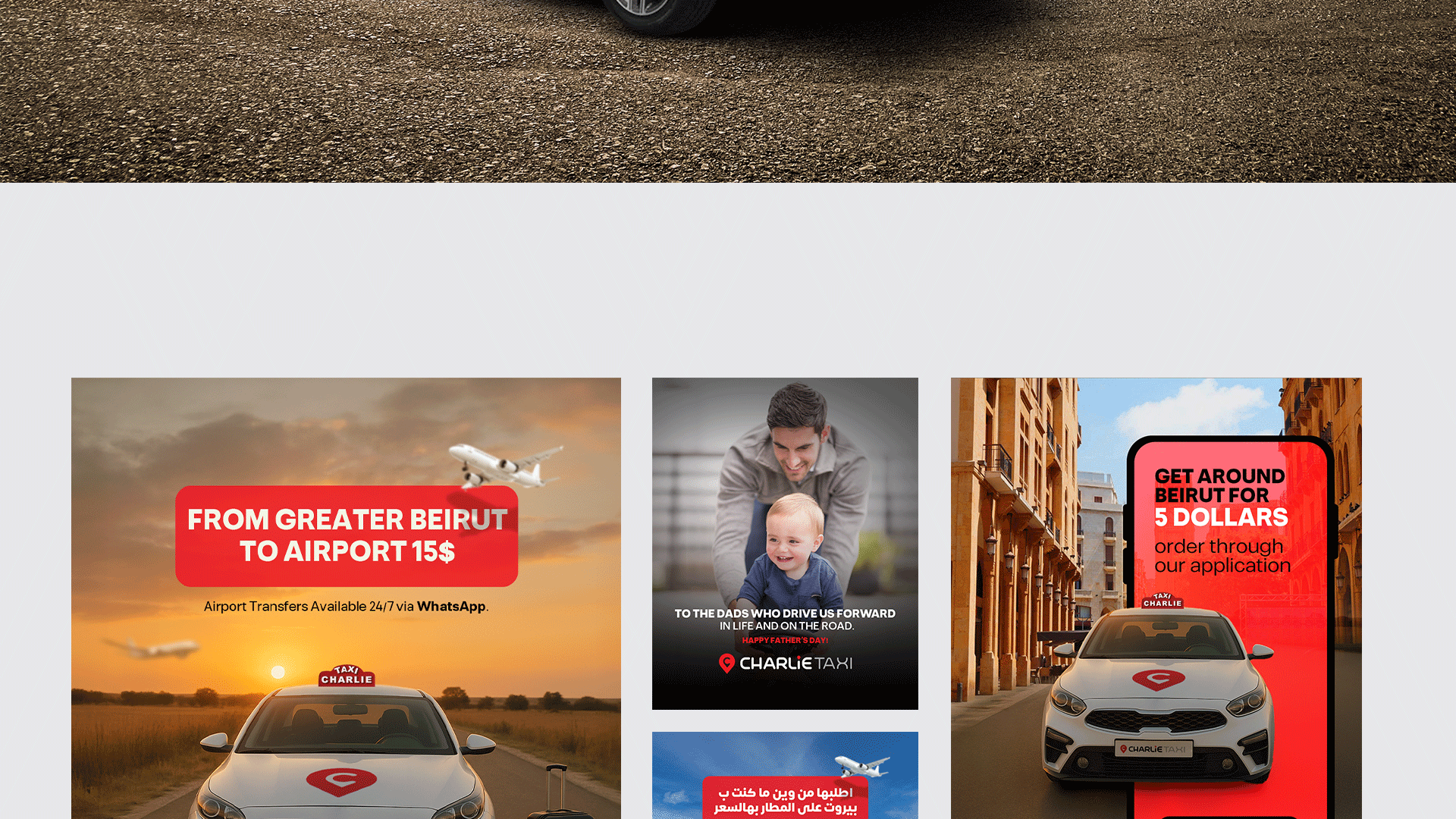 charlie taxi social media design metanest agency