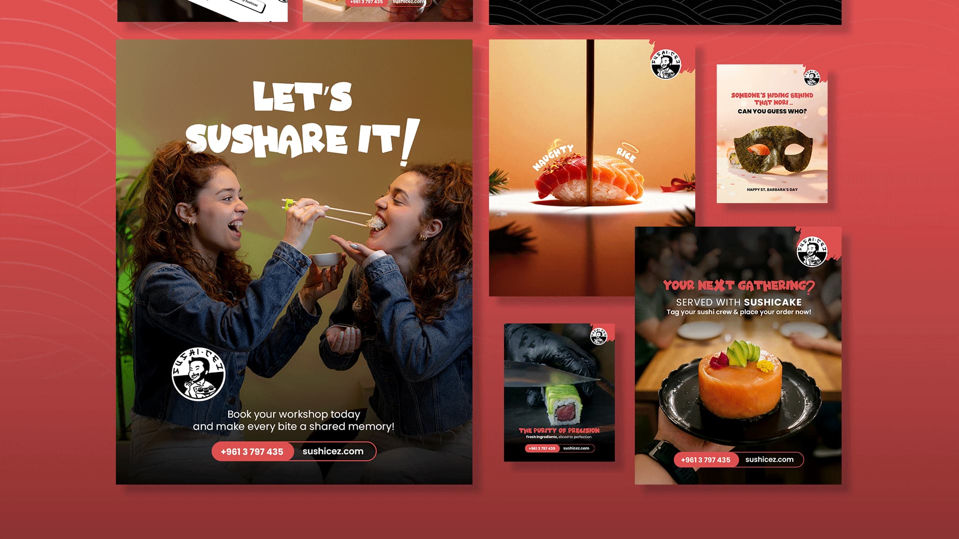 By leading social media and marketing for Sushicez, MetaNest Agency increased sales by 10% across all services, strengthening brand visibility and customer engagement.