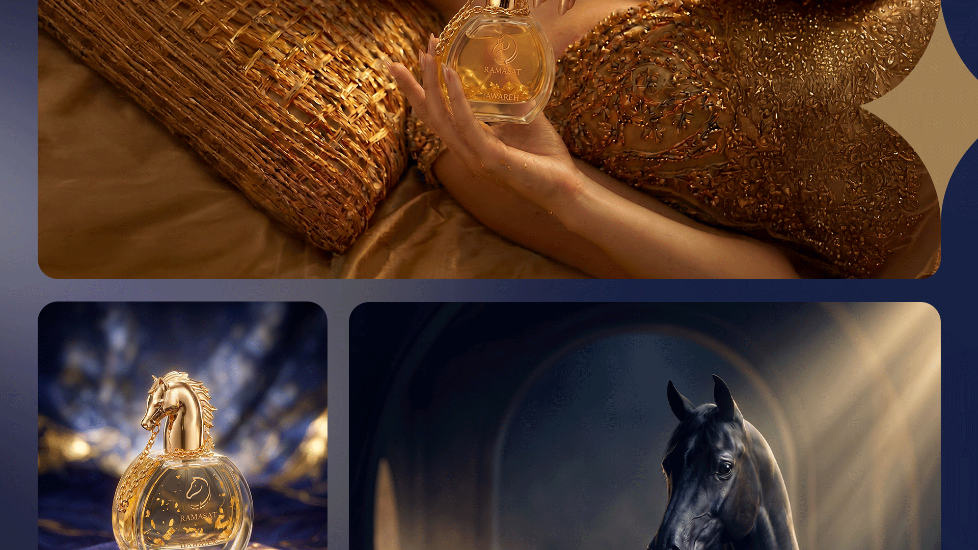 ramasat perfume metanest agency social media design ai uae lebanon gcc