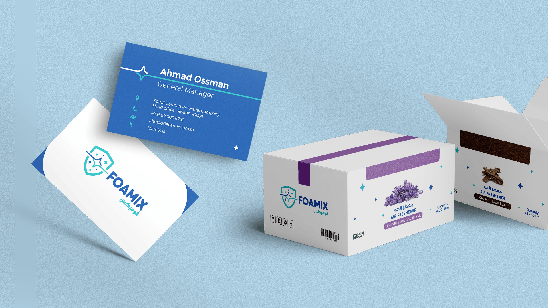 foamix saudi made brand cleaning branding logo design packaging by metanest agency